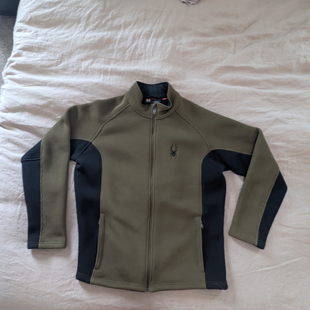 Spyder Full Zip Men's Heavy Weight Full Zip Fleece Lined Core Sweater Jacket XL